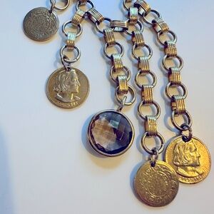 Julie Vos Gold Coin Necklace